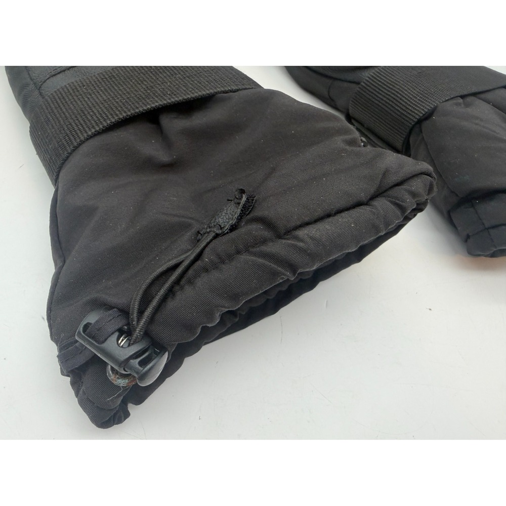 Vintage ZERO 90s Ski Snowboard Mittens Black Featherlite Insulated | Men's Small - Picture 11 of 15